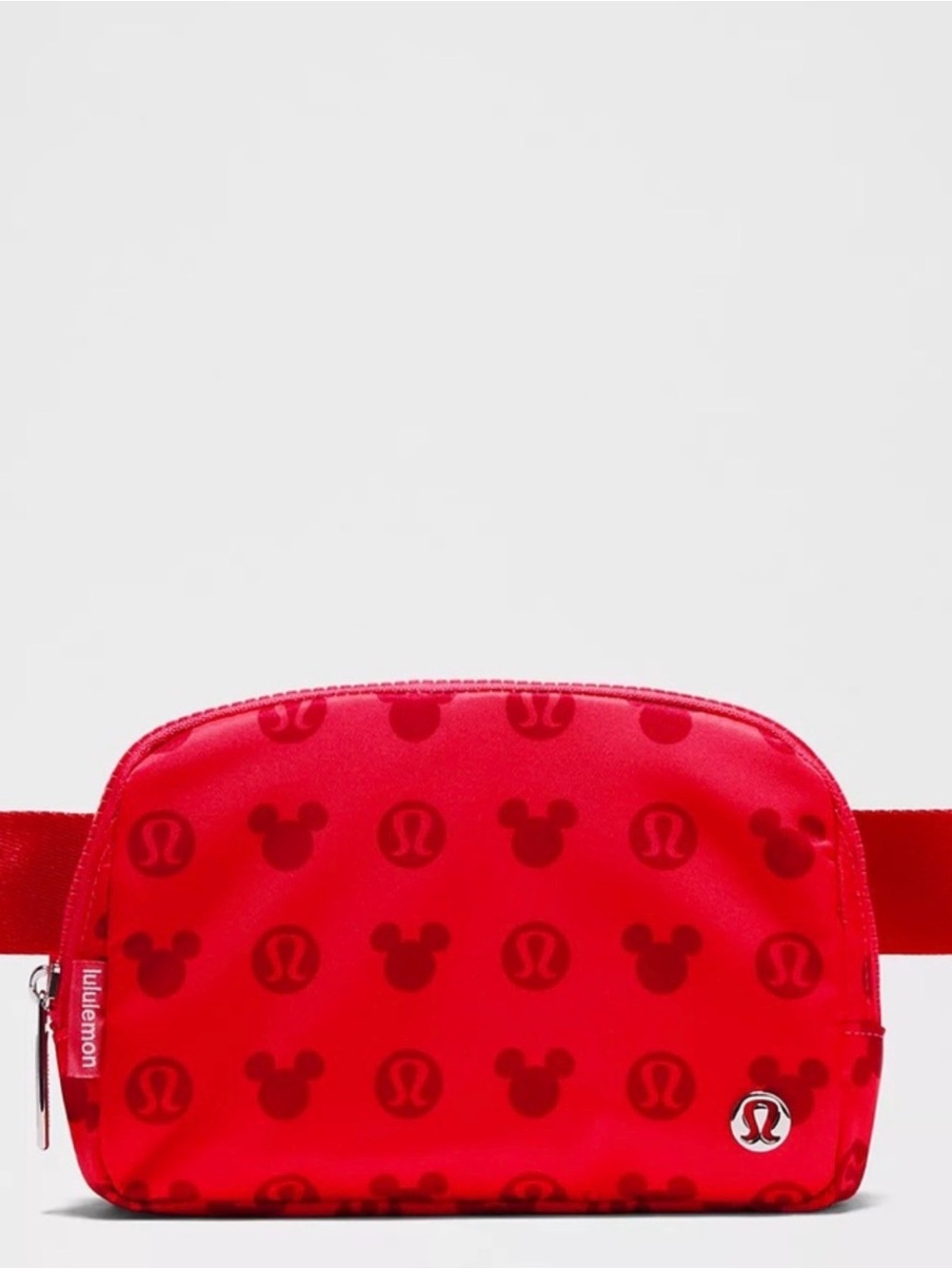 Lululemon everywhere belt bag x Disney Red